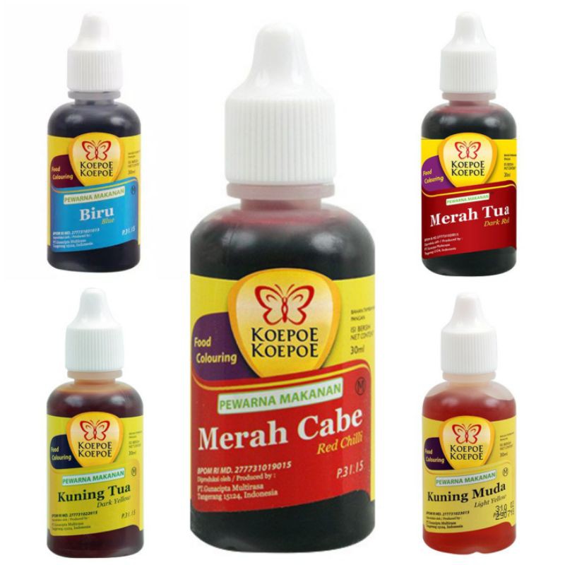 

Pewarna Makanan / Food Colouring Koepoe Koepoe 30 ML