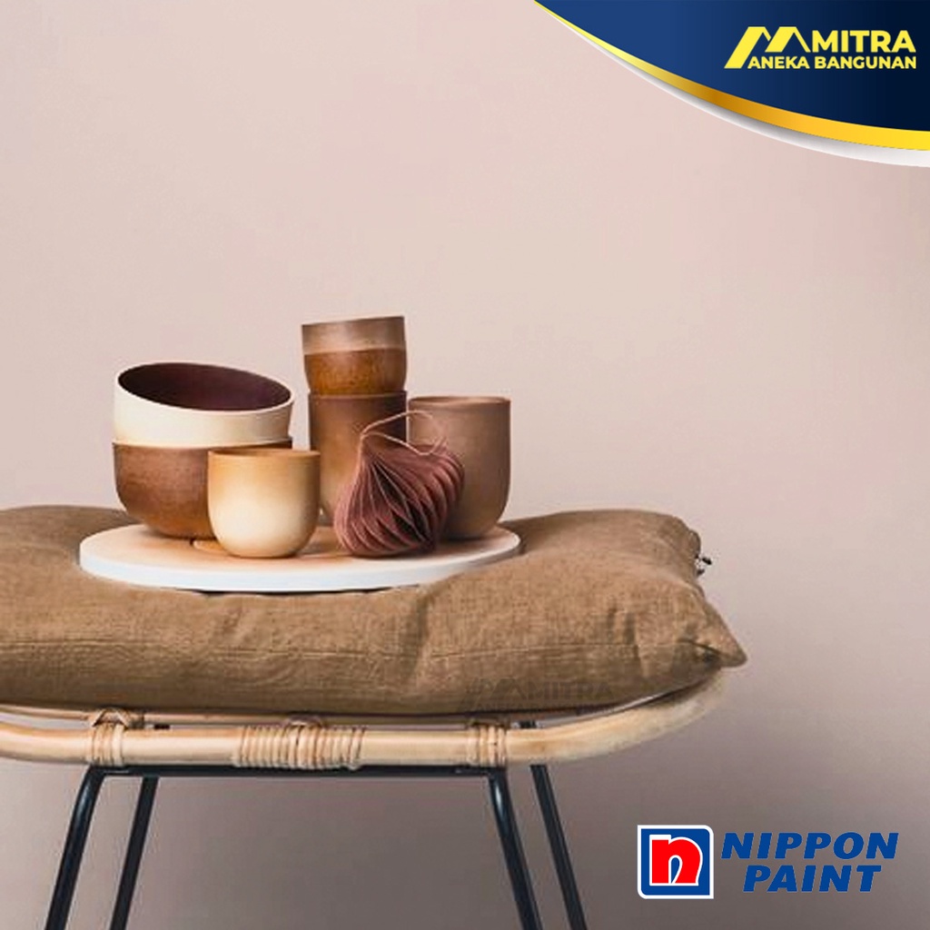 CAT TEMBOK EKSTERIOR INTERIOR NIPPON PAINT ARTE DECO NP N 1901 P / BEIGE PINK / WARNA CUSTOM TINTING
