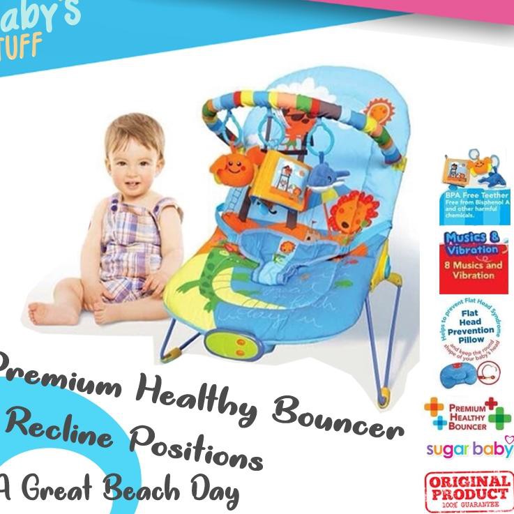 Terlaris Today Sugar Baby Bouncer 3 Recline Premium Musical Vibration Shopee Indonesia