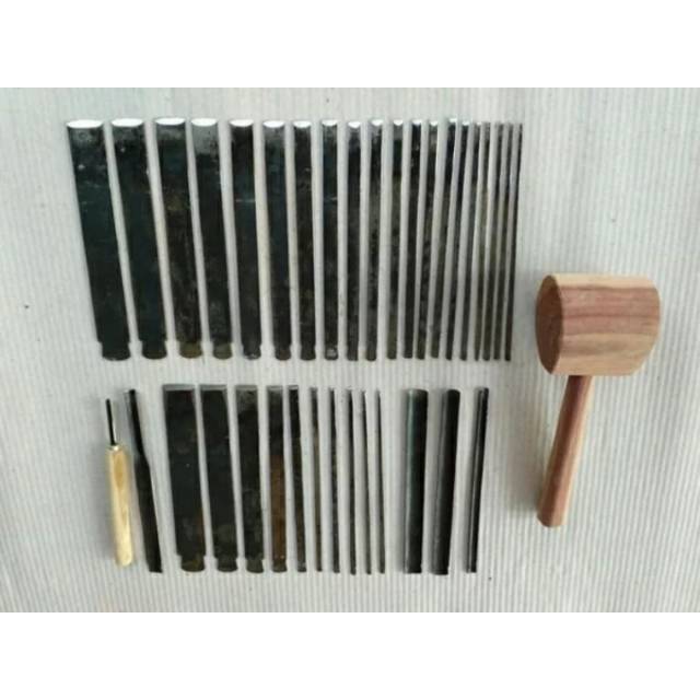 Alat pahat ukir jepara lengkap 35 pcs