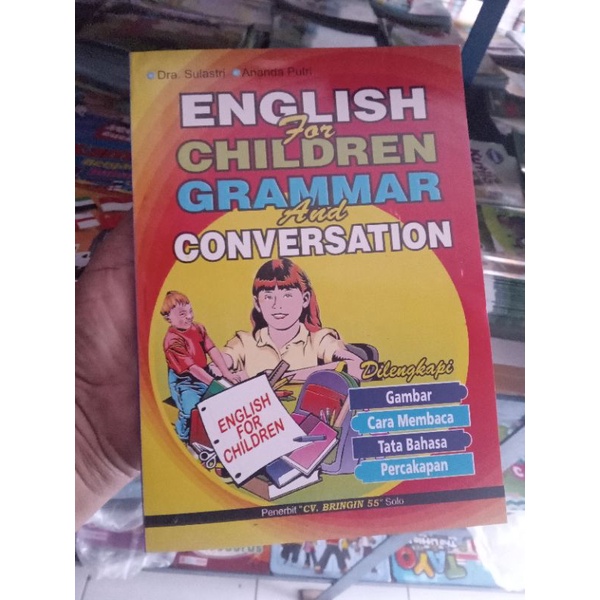 English for children grammar and conversation dilengkapi gambar cara membaca tata bahasa percakapan 