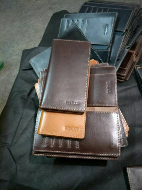 Dompet kulit asli full ap panjang coklat tan hitam kulit asli