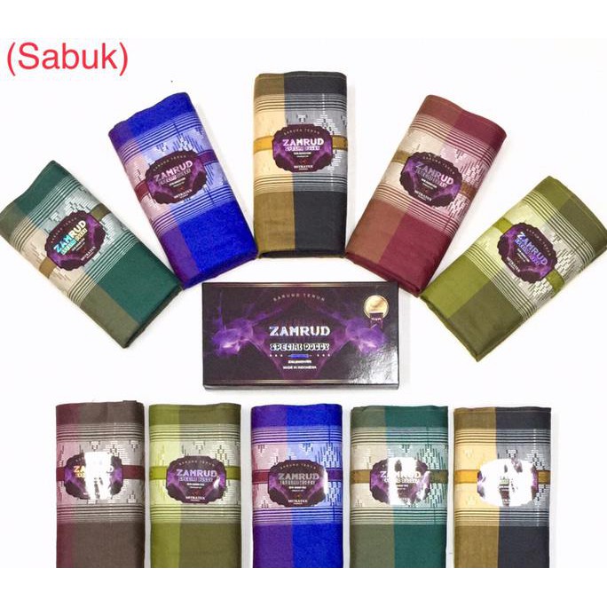SARUNG TENUN ZAMRUD DOBBY (GROSIR) DISKON