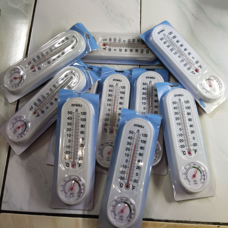 thermometer dan hygrometer analog panjang