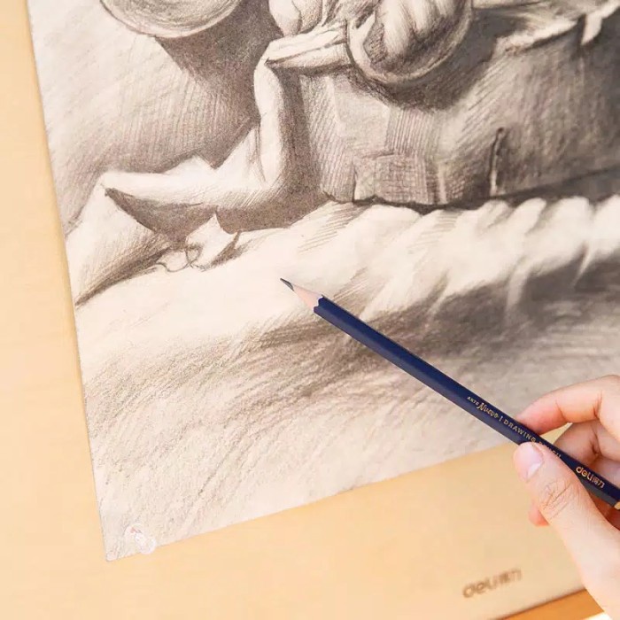 

Berkualitas Deli Arte Nuevo 2B/Hb Drawing Pencil Set 12 Bergaransi