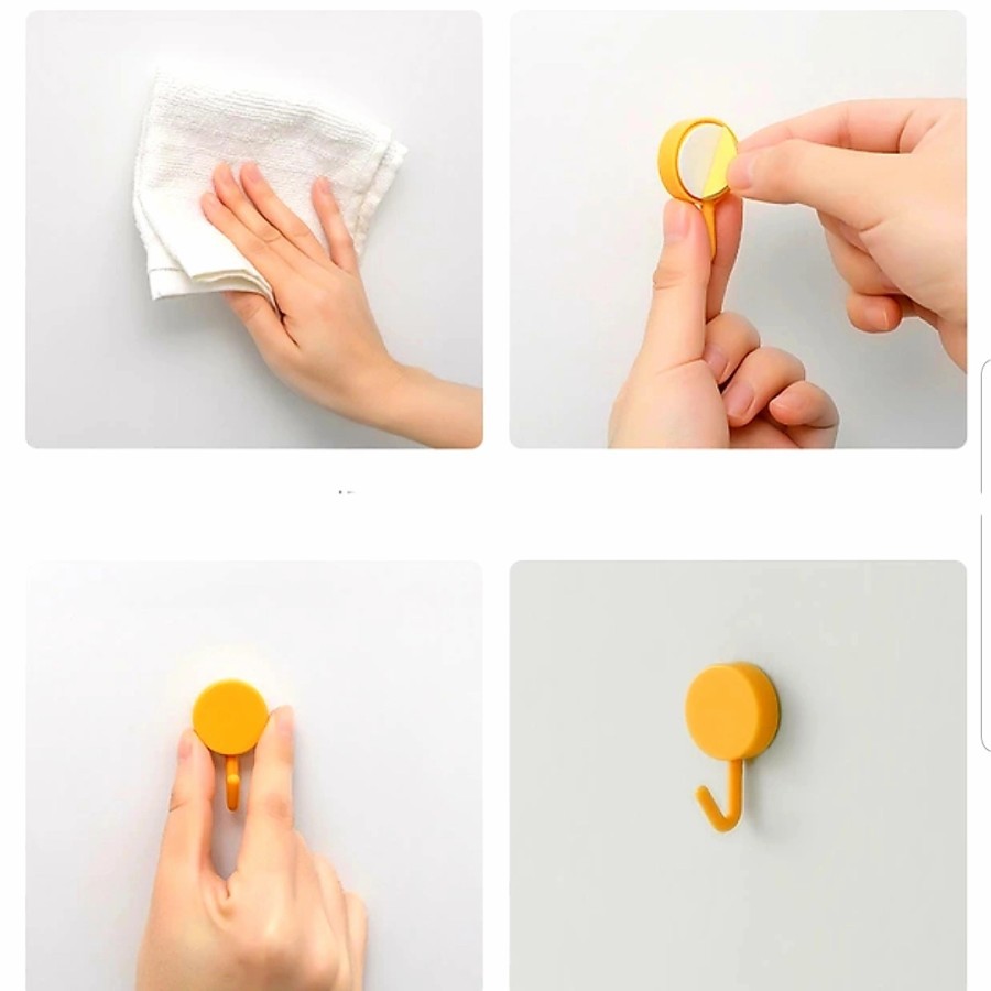 Gantungan Serbaguna Isi 10 Murah Hook Cantelan Dapur Hanger Baju