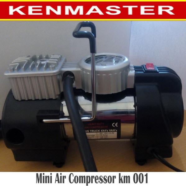 KM001B KENMASTER Pompa Ban Mini / Mini Air Compressor 12 Volt DC
