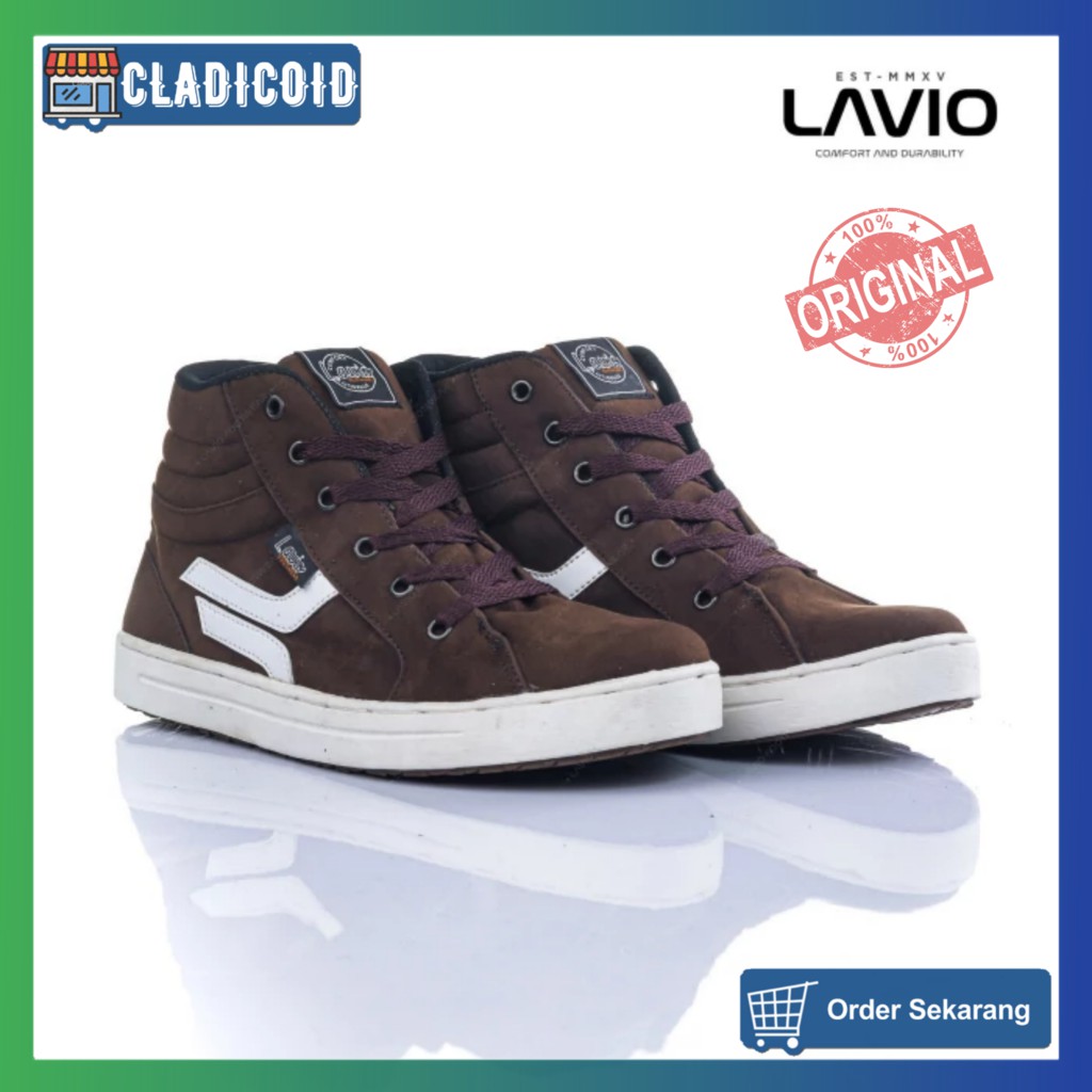 SEPATU SNEAKERS PRIA OUTDOOR LAVIO DESERT ORIGINAL TERBARU MODEL ANAK MUDA KEREN DAN STYLISH