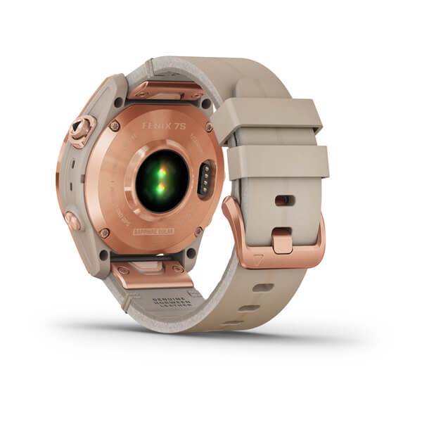 Garmin Fenix 7S Sapphire Solar - Rose Gold Titanium Garansi Resmi TAM 2 Tahun