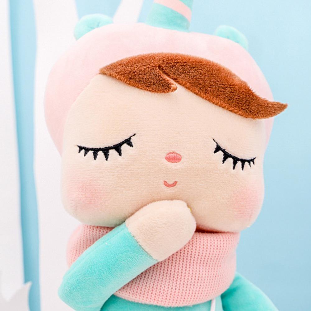 Timekey Metoo Mainan Boneka Angela Rabbit 33cm Untuk Hadiah Natalulang Tahun Anak Perempuan E8F8