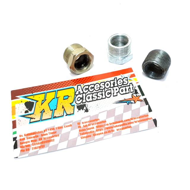 drat kran bensin sambungan drat kran kecil GL ke kran besar TIGER