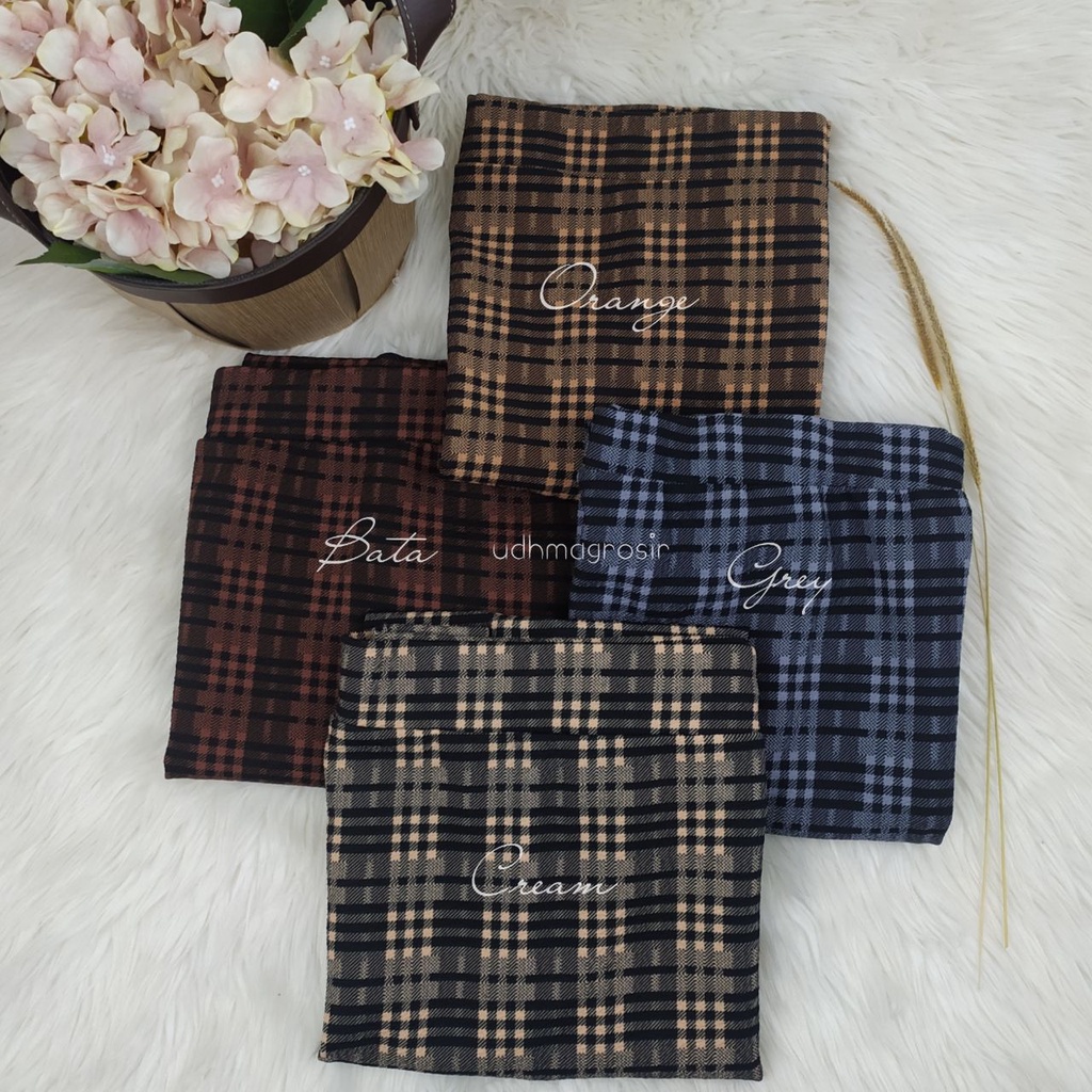 (UDHMA) ROK SPAN TARTAN/ROK KOREAN STYLE/ROK SPAN TARTAN PANJANG