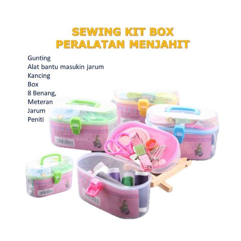 ALAT JAHIT KOTAK SET/SEWING KIT BOX