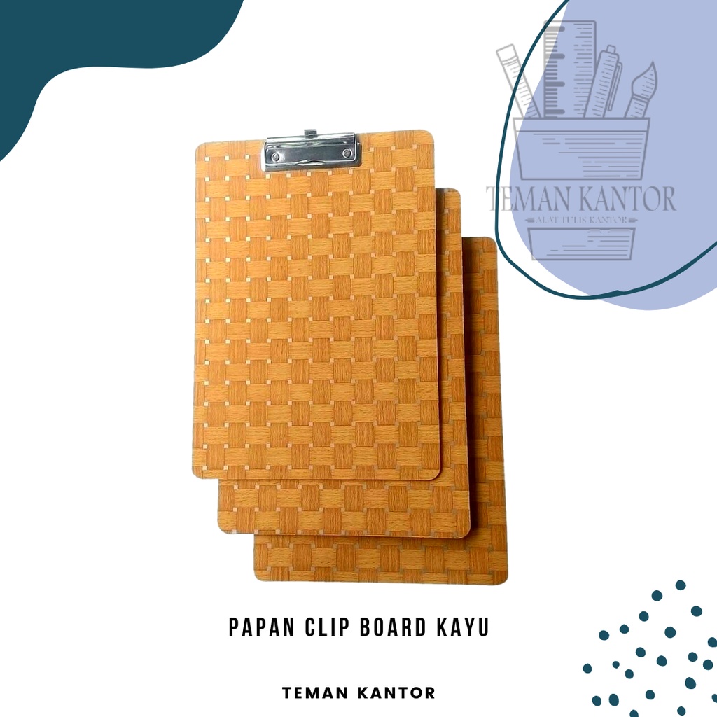 

Clip Board / Papan Ujian Kayu