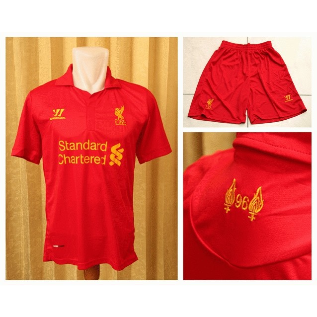 Liverpool Home Kit 2012-2013 / Jersey Sepakbola dan Celana / Liverpool 12/13 / Setelan Jersey+Celana