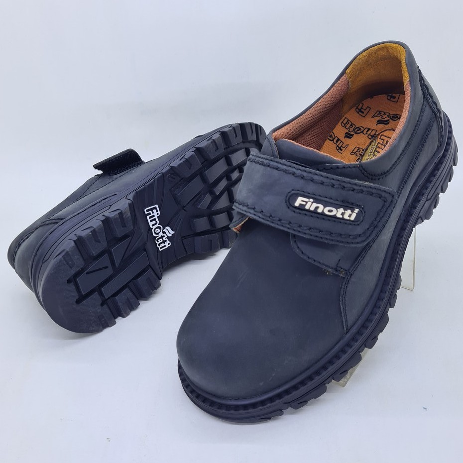 Sepatu boots pendek KULIT ASLI Finotti G 206