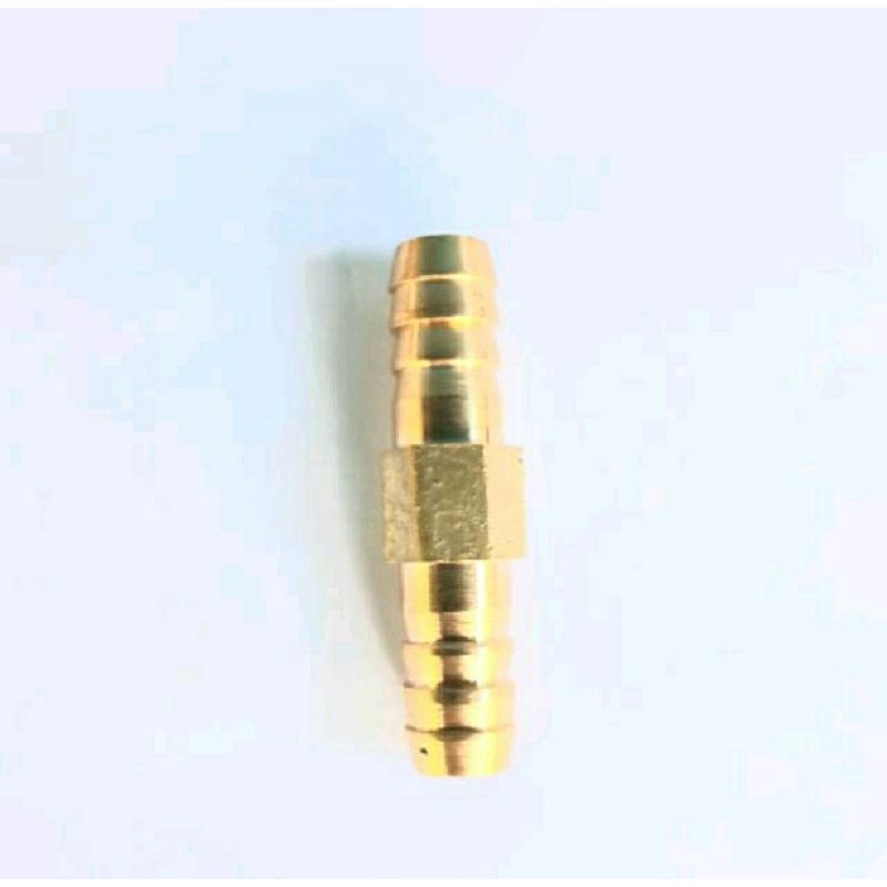 Sambungan Selang Gas Nepel Double Selang Gas 3/8" Inch 11mm