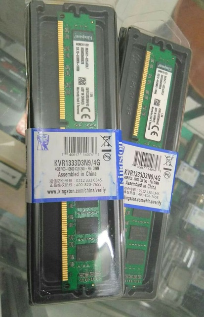 KINGSTON RAM DDR3 4GB PC12800 MEMORI PC LONGDIMM GARANSI LITETIME