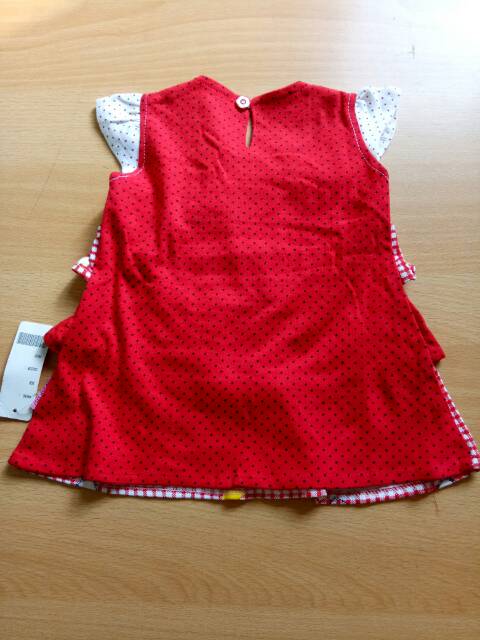 Dress bayi baju anak perempuan Babydol polkadot