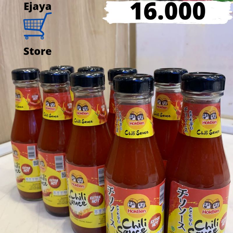 

saus sambal / extra pedas/chili sauce asli HokBen 200ml