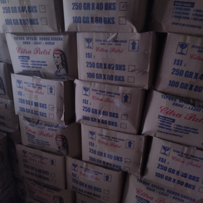 

BISA COD tepung citra putri 250gr serbaguna dus isi 40