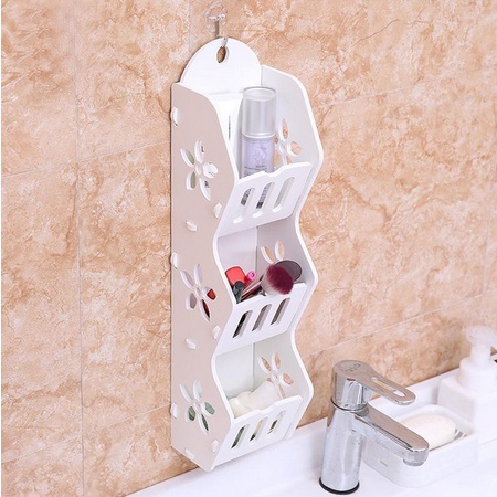 ONLYONE12 Rak Gantung Dinding / Rak Kosmetik Gantung / Rak Sabun / Rak Gantung Serbaguna / Storage Decorative Rack Shabby Chic