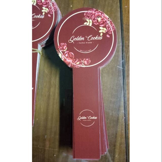 

label stiker untuk mika kue kering