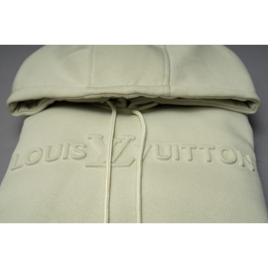 HOODIE SWEATER LOUIS VUITTON LV EMBOSS FONT TIMBUL FULLTAG HIGH QUALITY