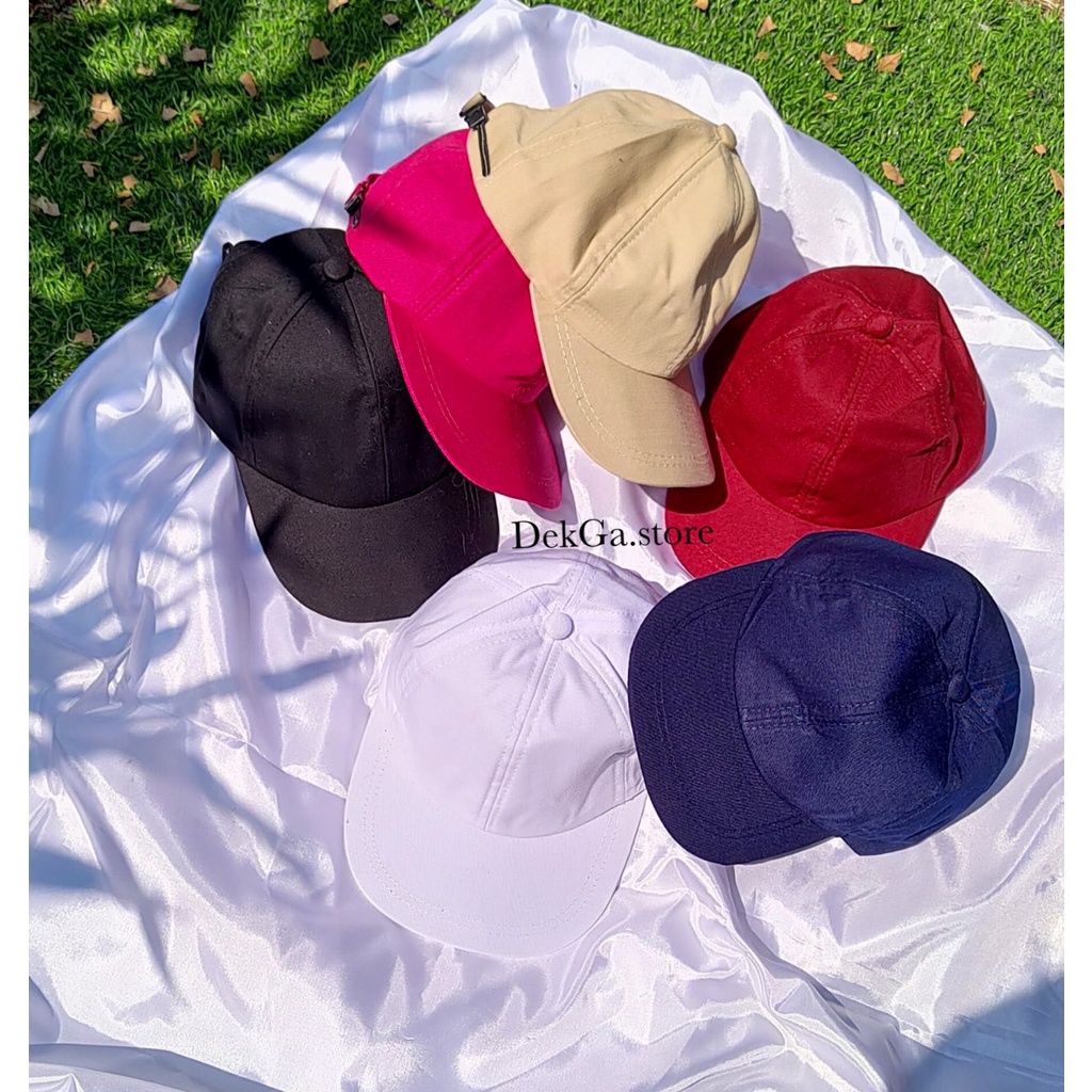 Topi Polos Baseball Anak Anak / Topi Polos Anak TK / Topi Baseball Anak Balita / Topi Polos Baseball