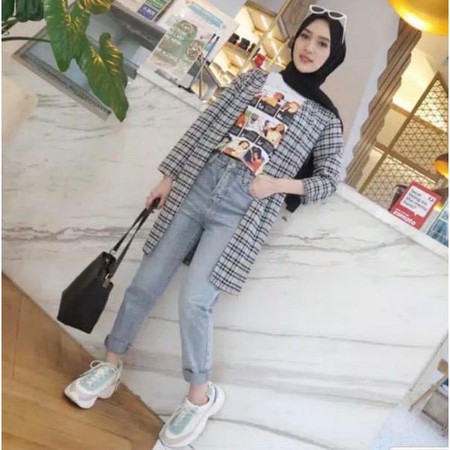 AFI - EC - Novila Rachella Outer Cardy / Cardigan Monokrom-1