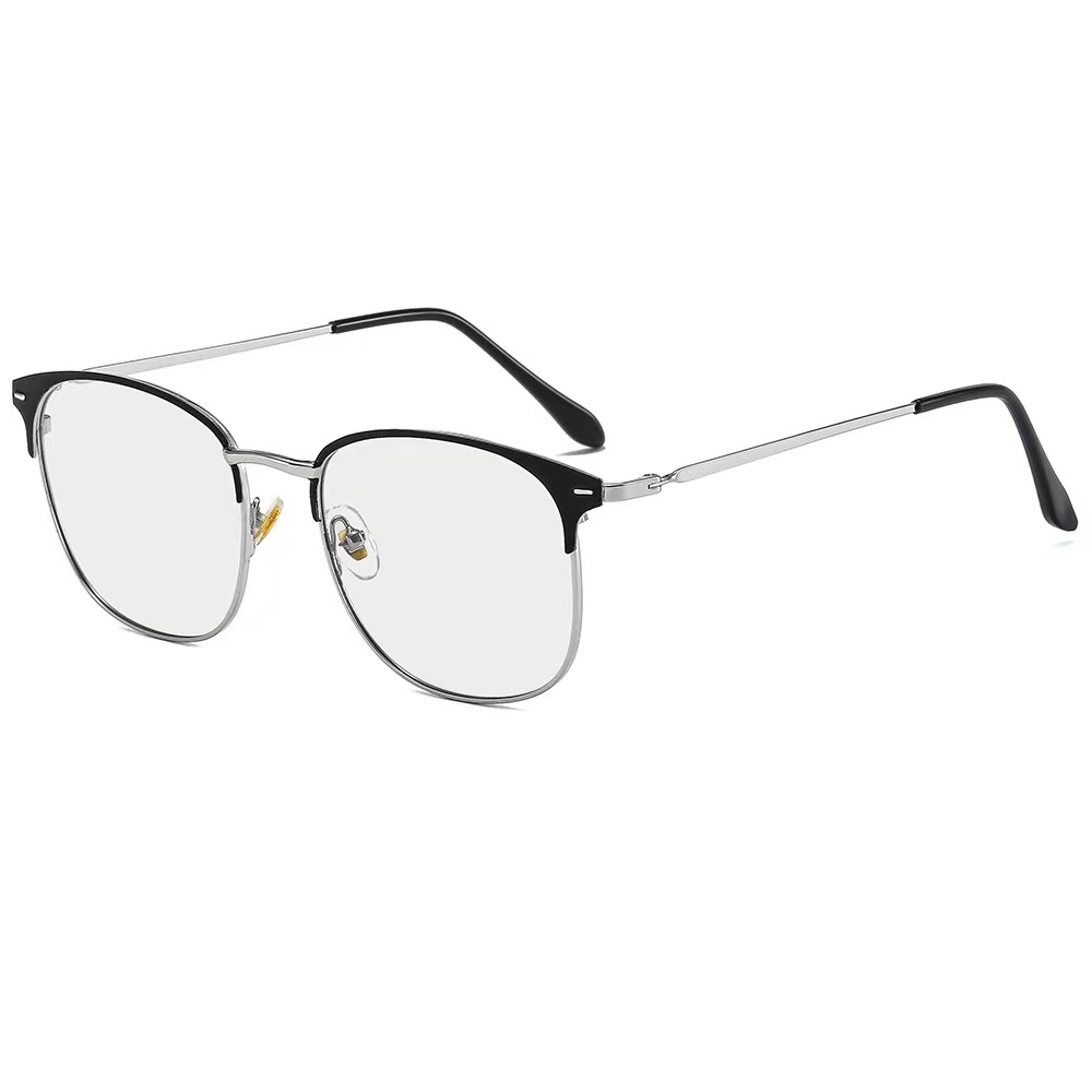 [COD] Kacamata Lensa Photocromic Pria Dan Wanita / Kacamata Photocromic Normal-Ka-56 Hitam Silver