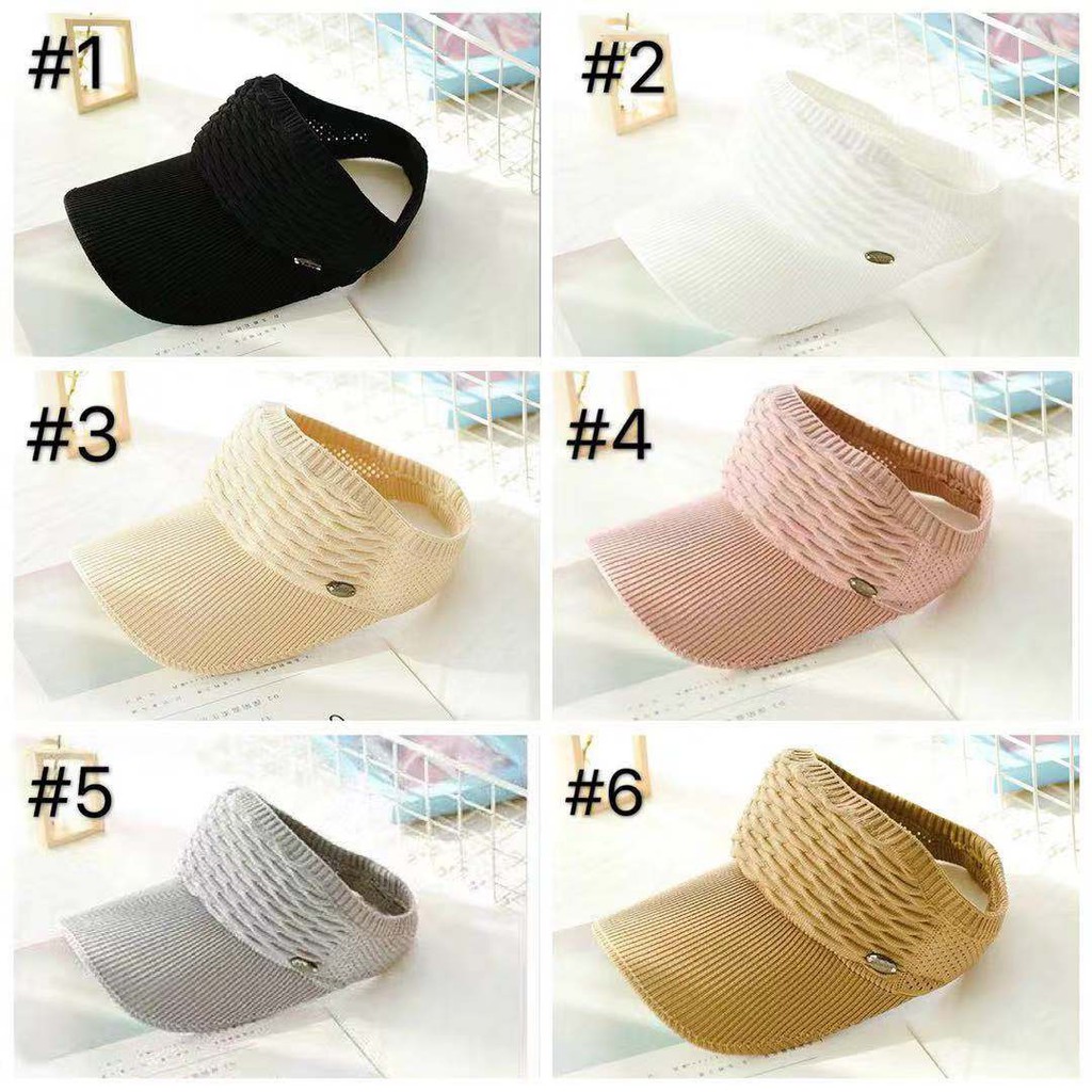 (COD)Topi Fashion murah Baseball Kosong Bahan Rajut Warna Polos untuk Pria / Wanita topi jilbab