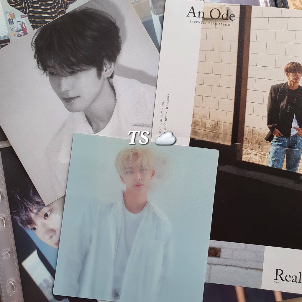 [baca desc] mini fp scoups wonwoo lenticular jeonghan seventeen