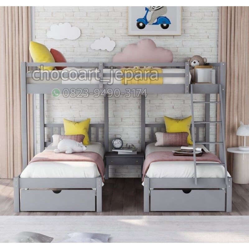 Dipan tingkat / dipan anak Dipan susun anak tingkat