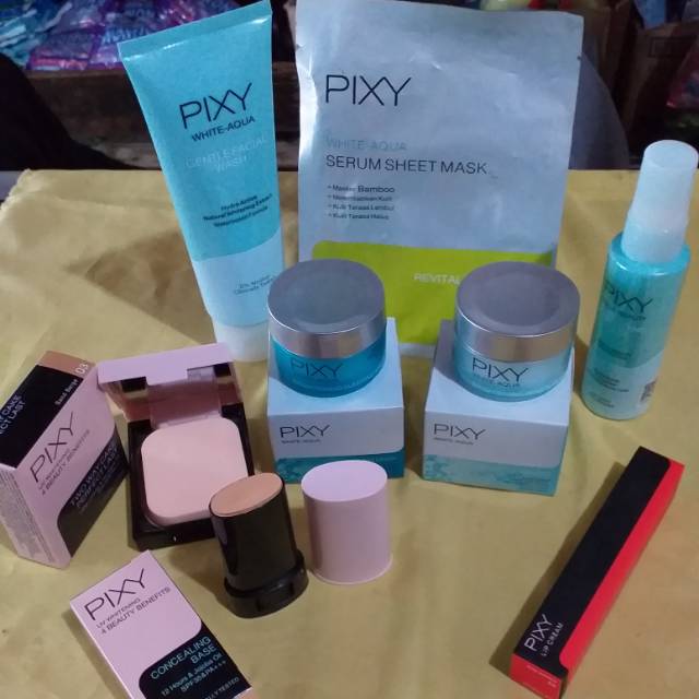 pixy paket serahan lengkap/paket pixy make up 8in1