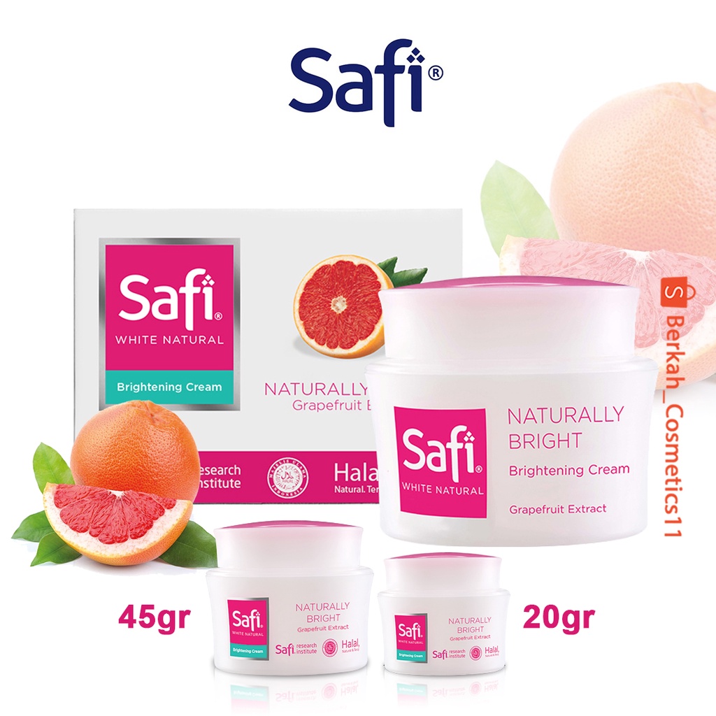 Safi White Natural Brightening Cream Grapefruit