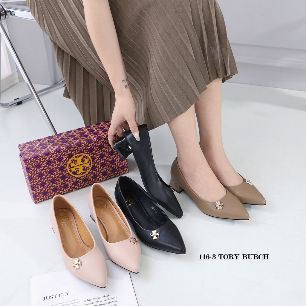 SEPATU WANITA KERJA HEELS PLATFORM SHOES 116-3