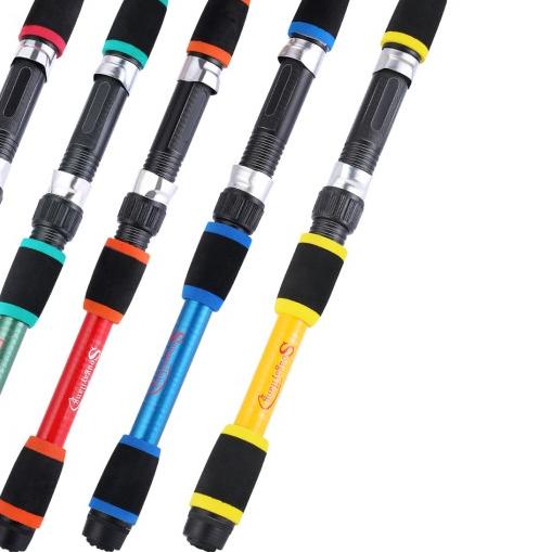 ❈ Sougayilang Joran Portable Joran Pancing 1,8M Fishing Rod - Hijau ✩
