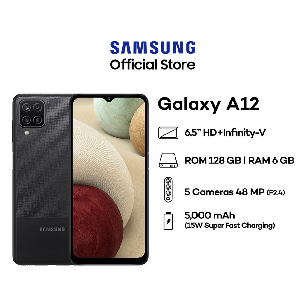 Samsung Galaxy A12 / 4GB+128GB (ORIGINAL GUARANTEE)