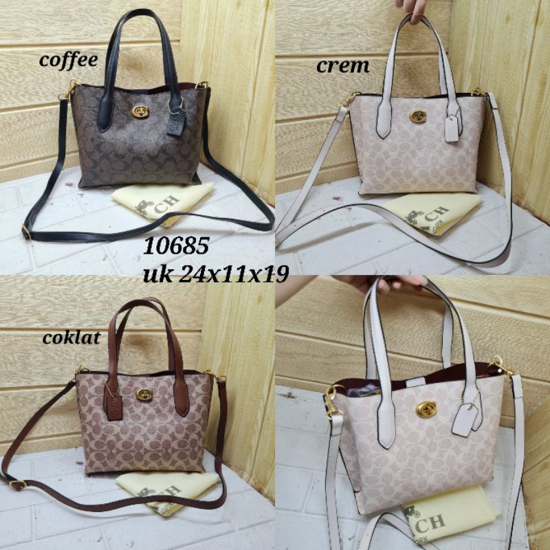 Tas coa willow tote import / tas coch willow tote uk 24x11x19