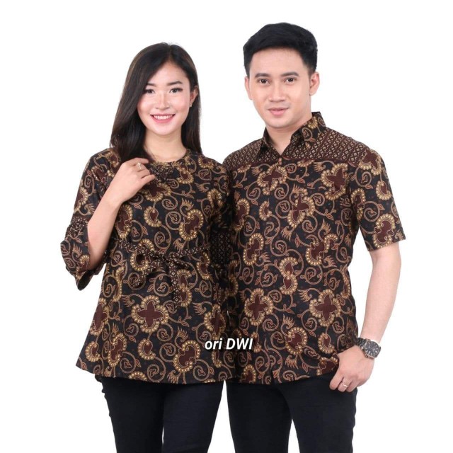 Maura Couple - Sania Ruffle Batik Couple Ori Ndoro Jowi Dnt Garansi Termurah