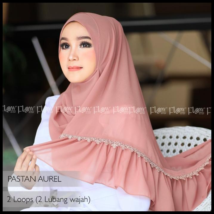 Jilbab Pashmina Instan Pastan Aurel Ori Flow