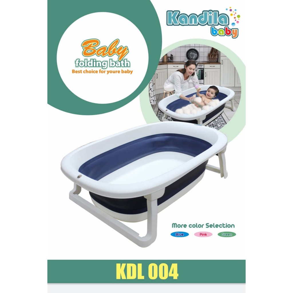 KANDILA Folding Bathtub KDL 004 Bak Baskom Mandi Lipat Bayi Baby Bath Tub Portable