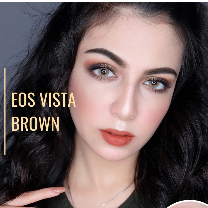 ORIGINAL EOS Vista 1T OLIVE BROWN GREY soflens softlenses Softlens