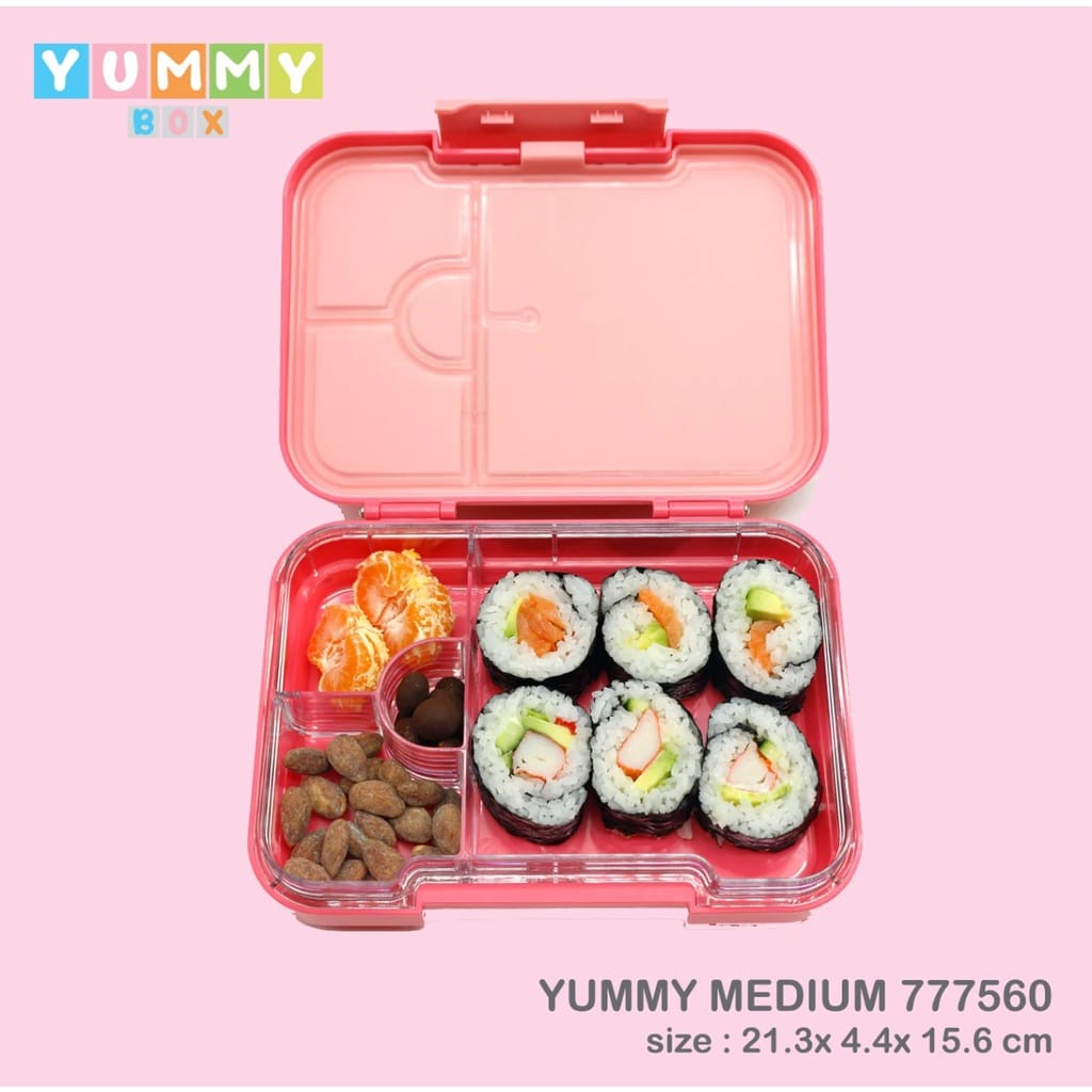 KOTAK BENTO / BENTO BOX YUMMY BOX MEDIUM COLORS 777560