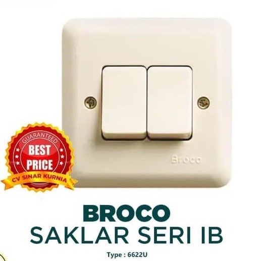 Broco Saklar / Saklar Seri New Gee 6622U