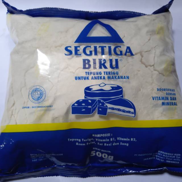 

Tepung Terigu Segitiga Biru 500 gr