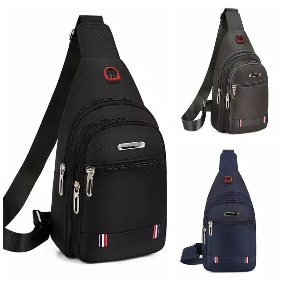 Charyatink KEVIN - Tas Trendy Tas Selempang Travel USB Port Crossbody Bags Tas Punggung Tas Dada Versi Terbaru terkeren