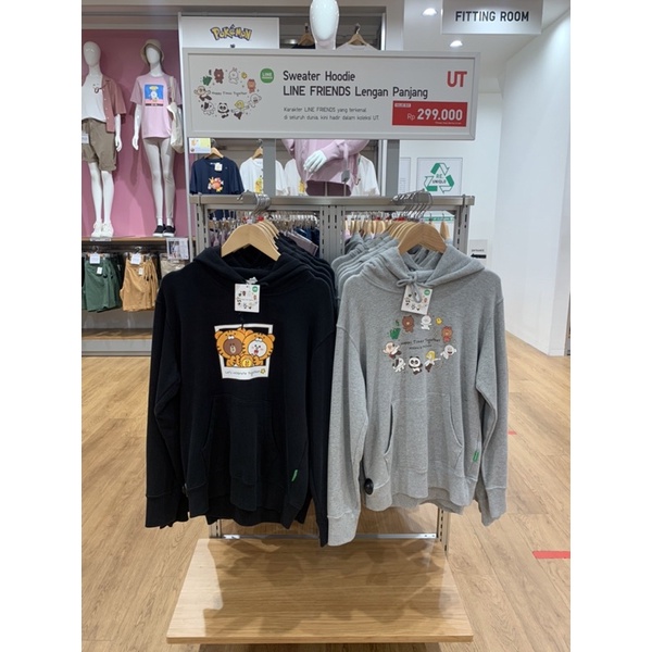Hoodie Uniqlo Man Line Friends jastip jasa titip