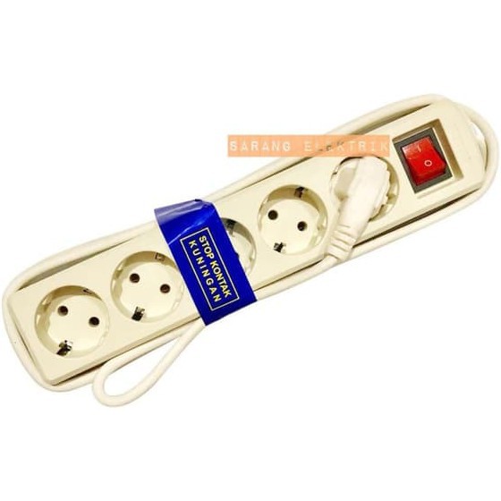 Stop Kontak 5 Lubang / 5L Kabel Tembaga 3Meter